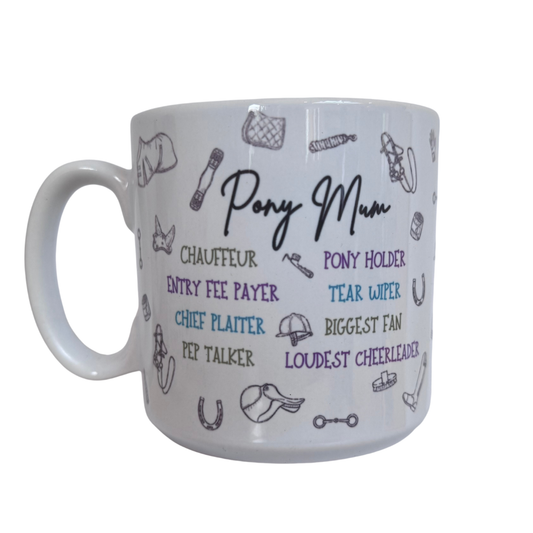 *Personalised* Pony Mum Dunkin' Mug