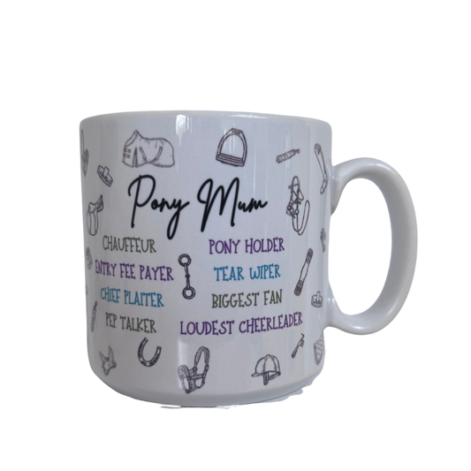 *Personalised* Pony Mum Dunkin' Mug