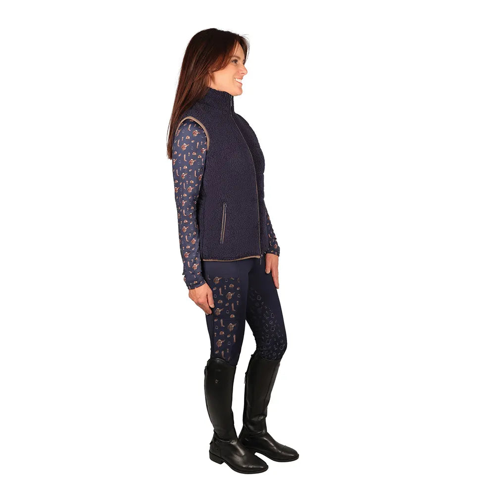 Hy Equestrian Elevate Country Teddy Fleece Gilet