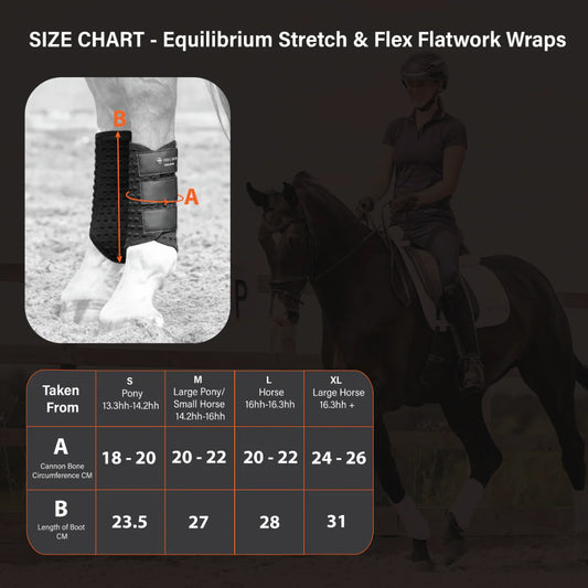 Equilibrium Stretch & Flex Flatwork Wraps - White