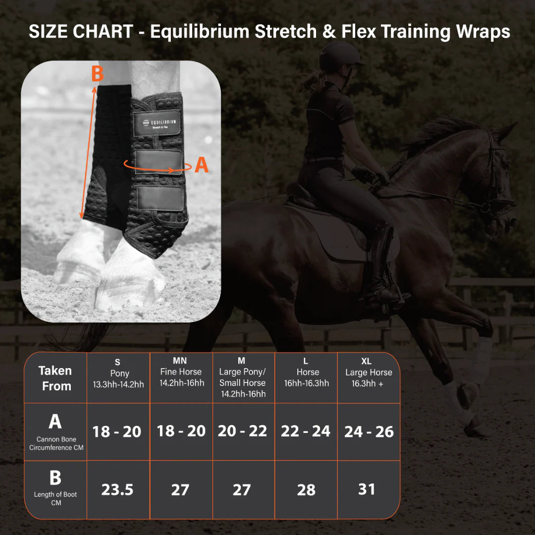 Equilibrium Stretch & Flex Training Wraps - Black