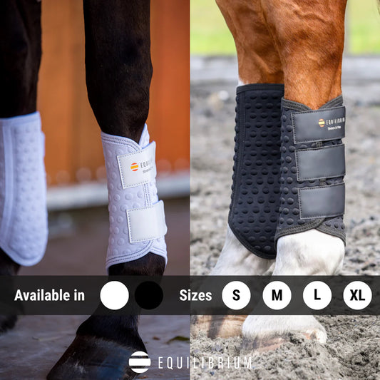 Equilibrium Stretch & Flex Flatwork Wraps - Black