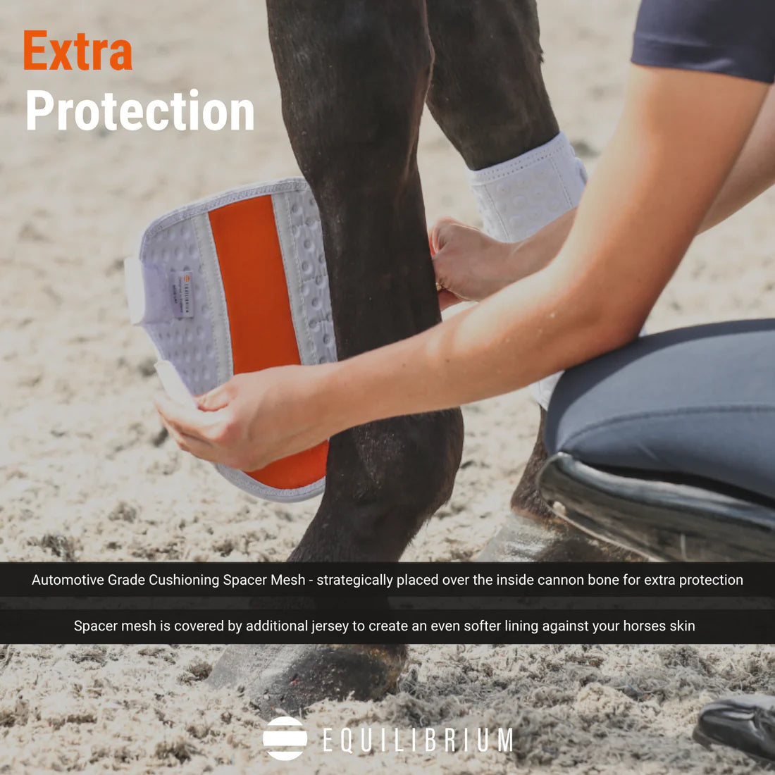 Equilibrium Stretch & Flex Flatwork Wraps - Black