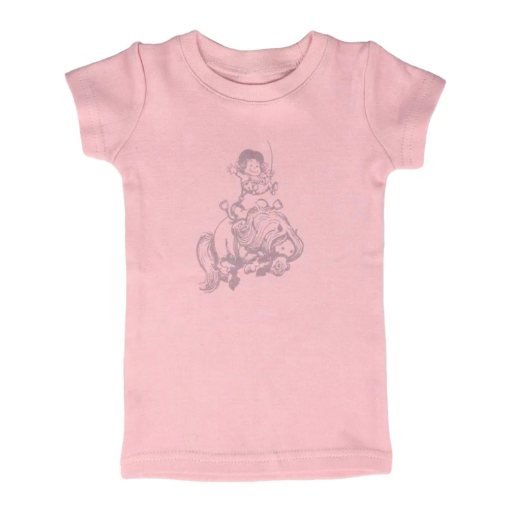 Hy Equestrian Thelwell Mini Tots T-Shirt - Pastel Pink
