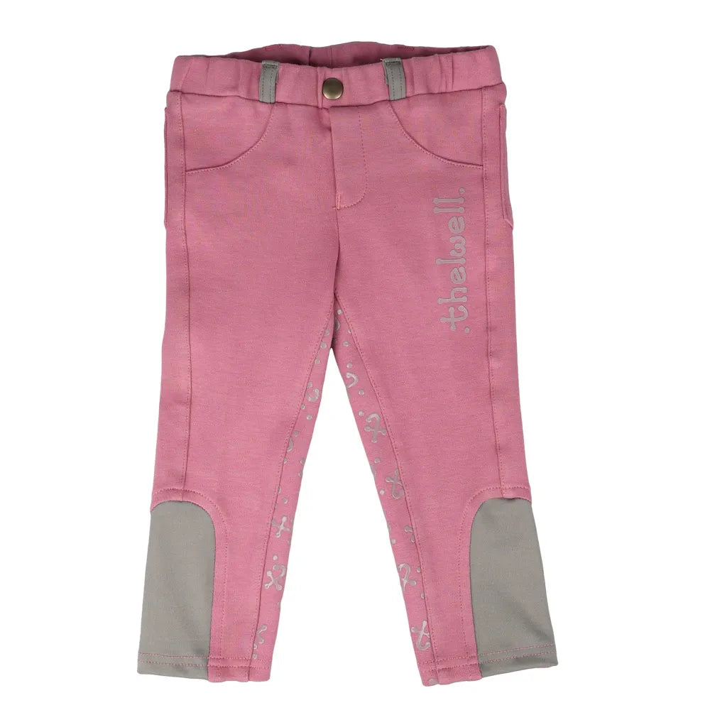 Hy Equestrian Thelwell Mini Tots Jodhpurs - Pastel Pink