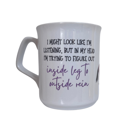 *Personalised* Inside Leg to Outside Rein Mug