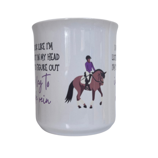 *Personalised* Inside Leg to Outside Rein Mug