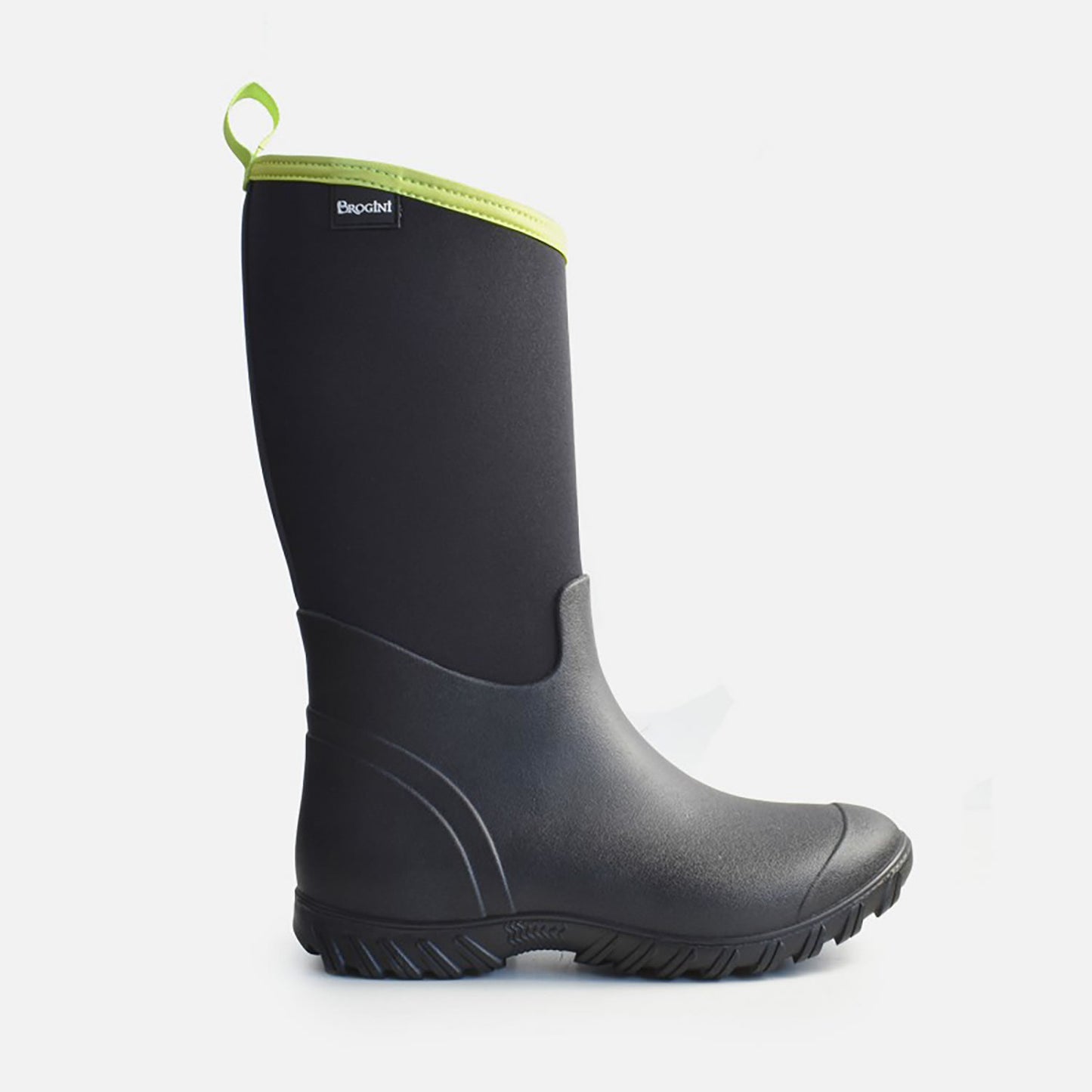 Brogini Wb175 Belmont Wellies Black/lime