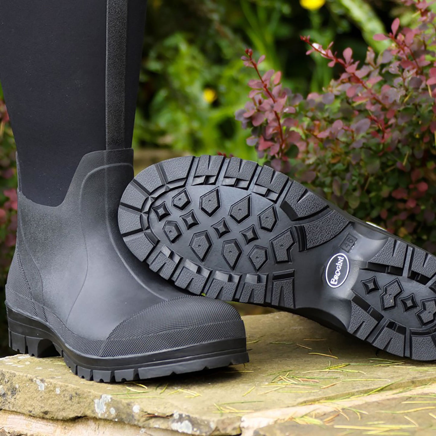Brogini Wb177 Hawkswick Wellies Mens Black