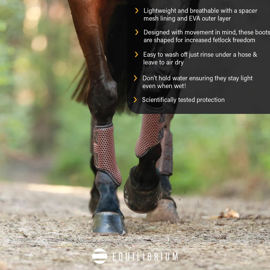 Equilibrium Tri-Zone Brushing Boots - Brown