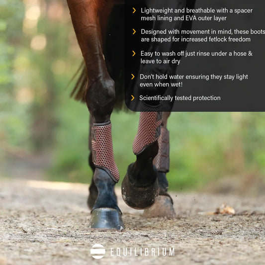 Equilibrium Tri-Zone Brushing Boots - Brown