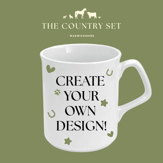 *Personalised* Create Your Own Design Country Classic Mug
