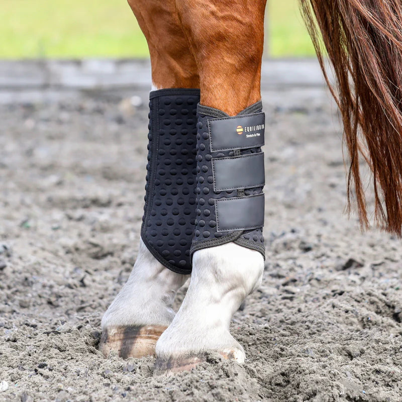 Equilibrium Stretch & Flex Flatwork Wraps - Black