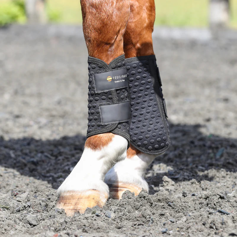 Equilibrium Stretch & Flex Flatwork Wraps - Black