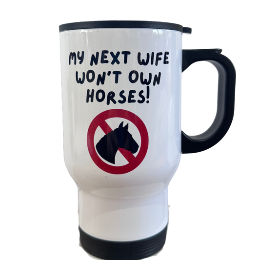 *Personalised* My Next Wife 14oz Handled Travel Mug