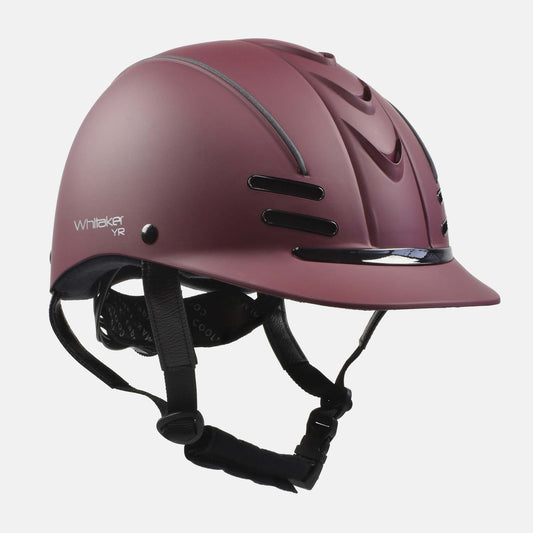 Whitaker RH072 Club Young Rider Helmet - Burgundy