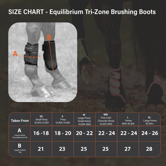 Equilibrium Tri-Zone Brushing Boots - Fluorescent Pink