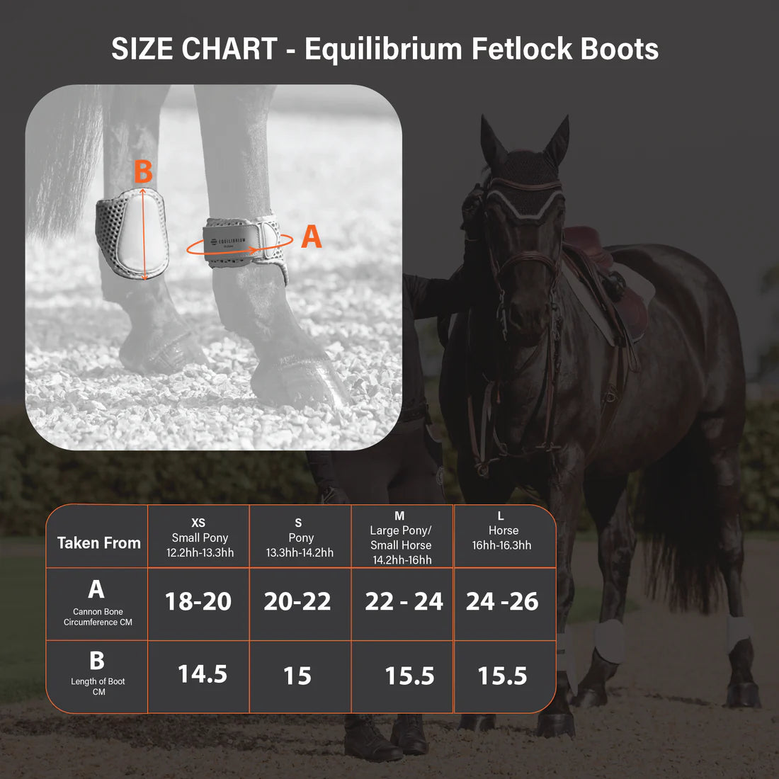 Equilibrium Tri-Zone Fetlock Boots - Brown