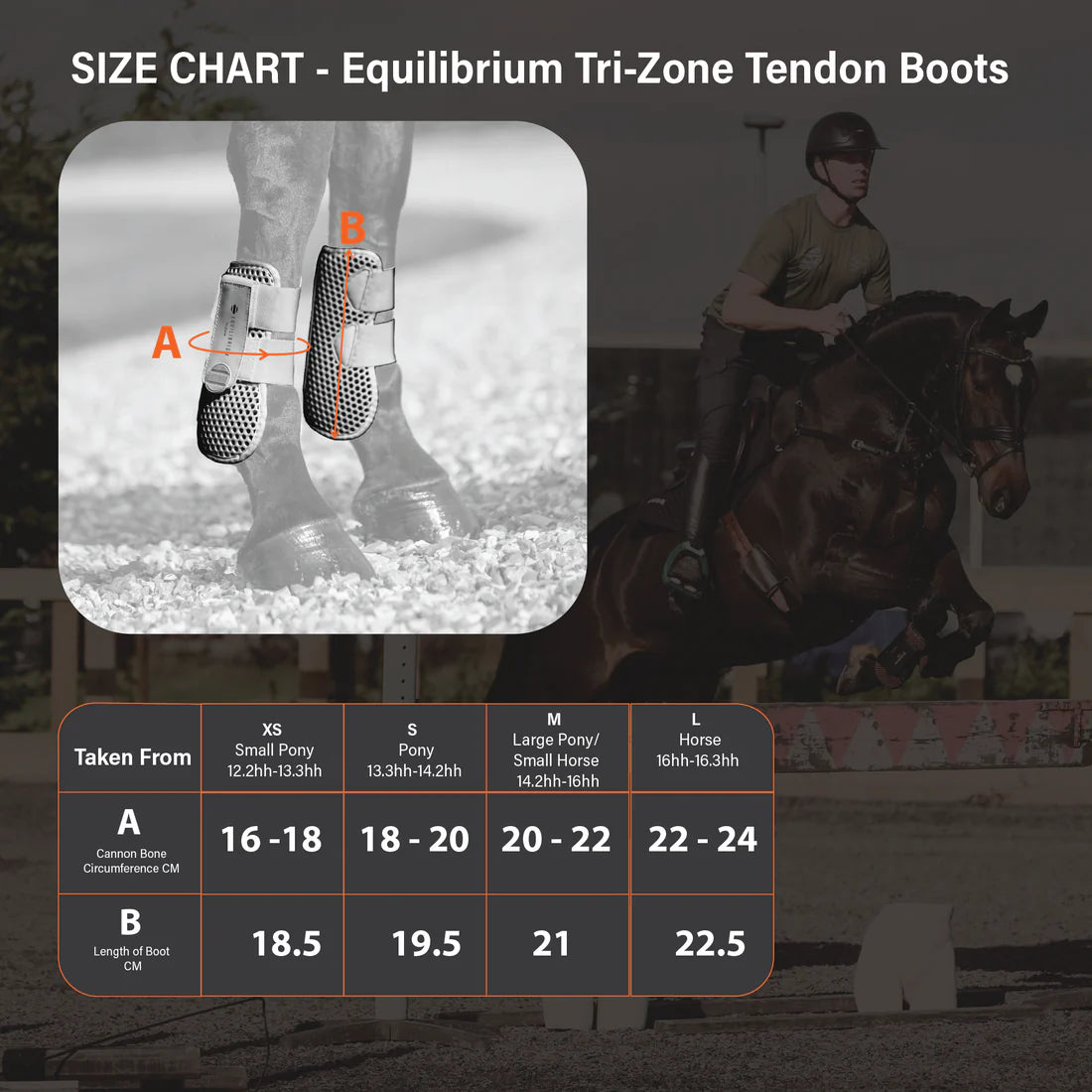 Equilibrium Tri-Zone Tendon Boots - Brown