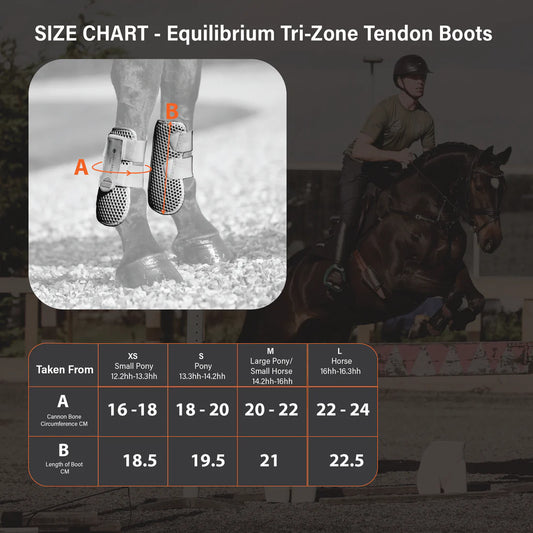 Equilibrium Tri-Zone Tendon Boots - Brown