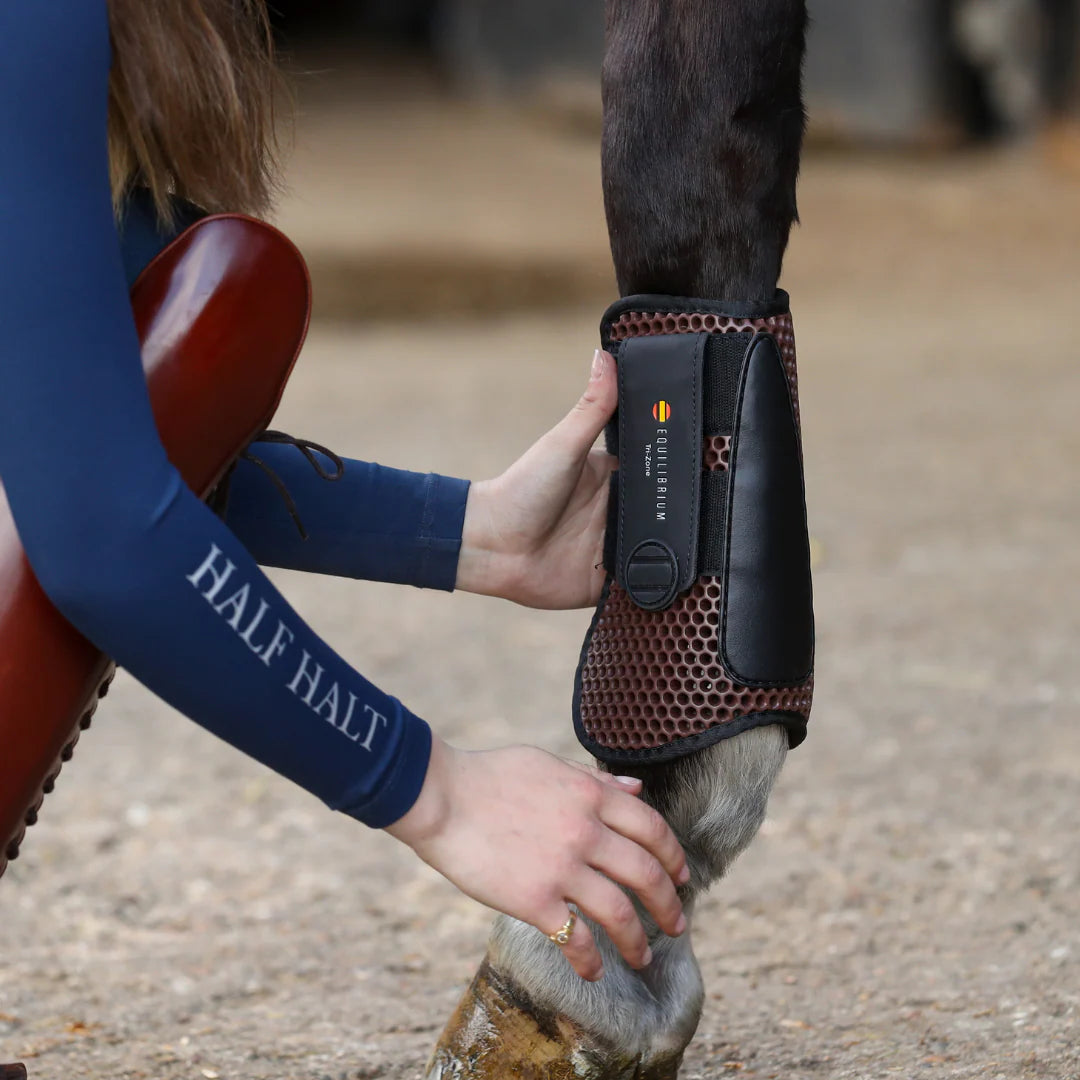 Equilibrium Tri-Zone Tendon Boots - Brown