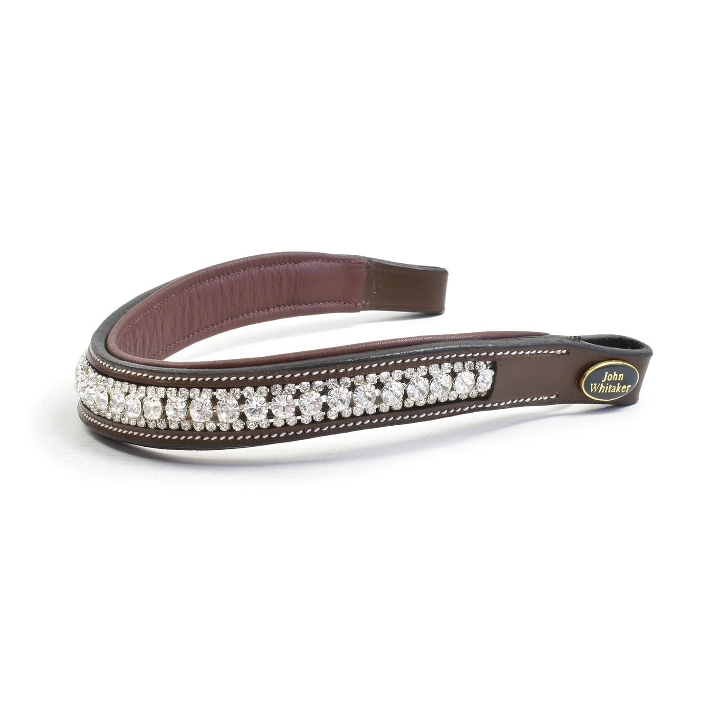 Whitaker Chunky Crystal Browband Havana/Silver