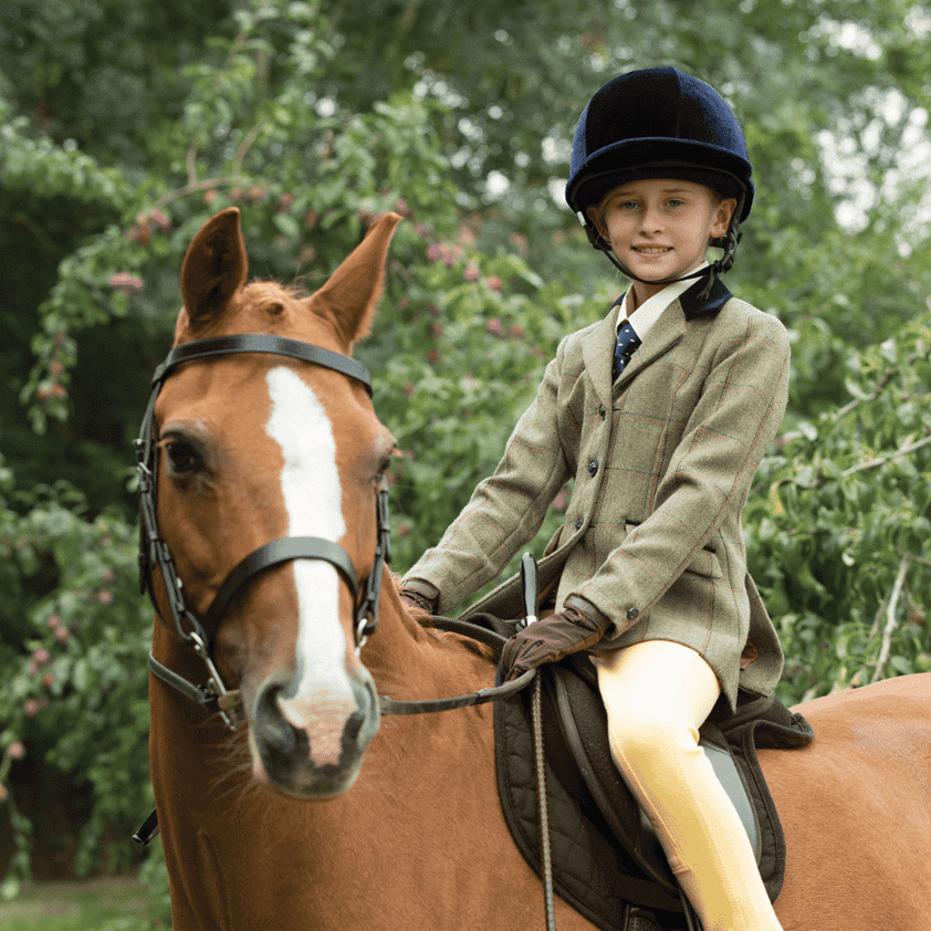 Junior Launton Deluxe Tweed Riding Jacket