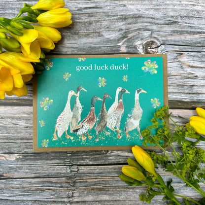 Good Luck Duck! | Eco Friendly Gift Card