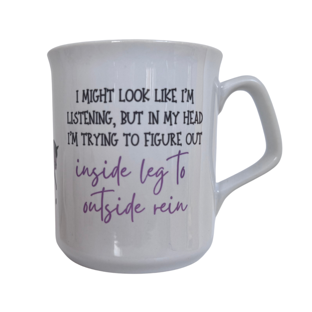 *Personalised* Inside Leg to Outside Rein Mug