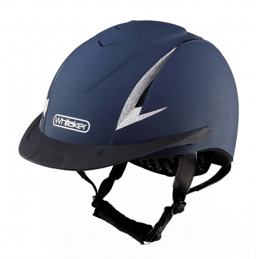 Whitaker Rh041 Nrg Helmet With Sparkles Navy / Silver