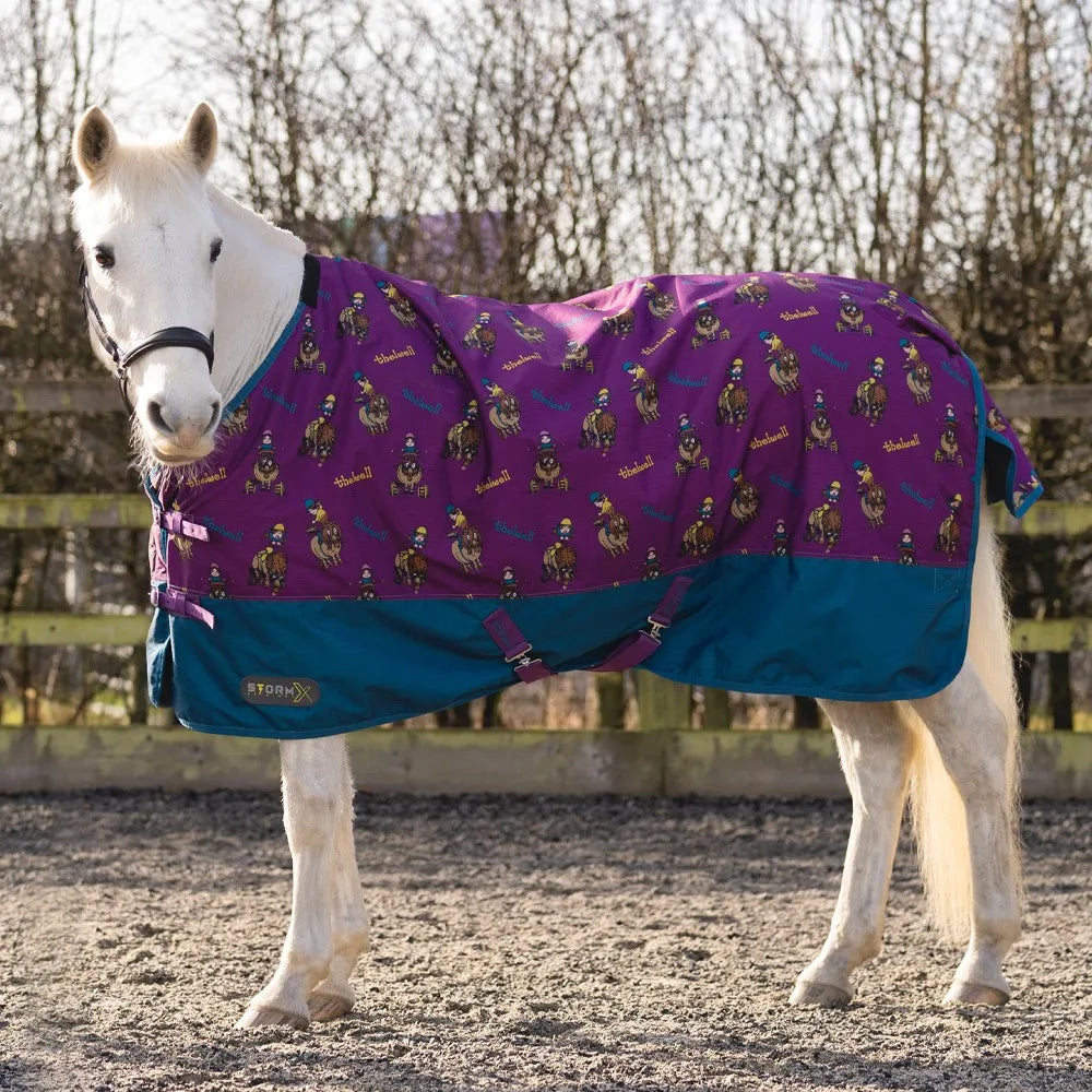 StormX Original 100 Turnout Rug - Thelwell Collection Pony Friends