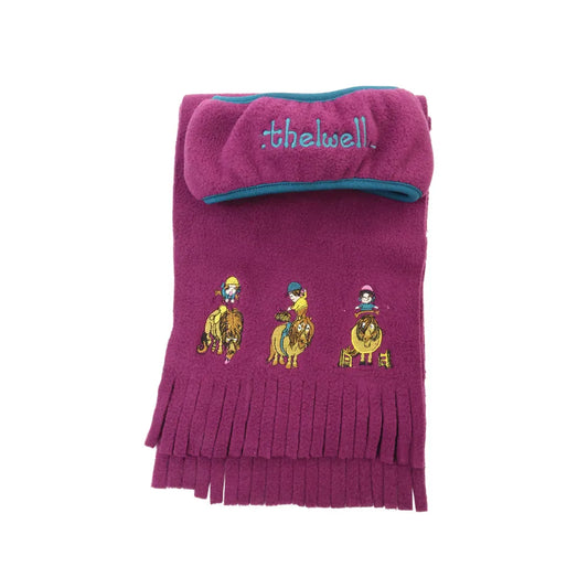 Thelwell Collection Pony Friends Fleece Headband & Scarf Set