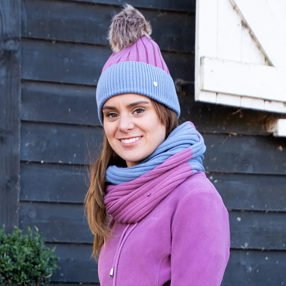 Hy Equestrian Synergy Luxury Bobble Hat