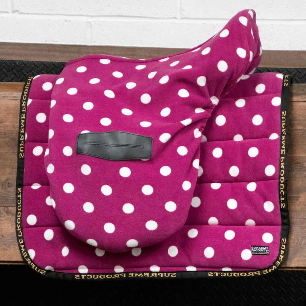 Supreme Products Dotty Fleece Saddle Pad