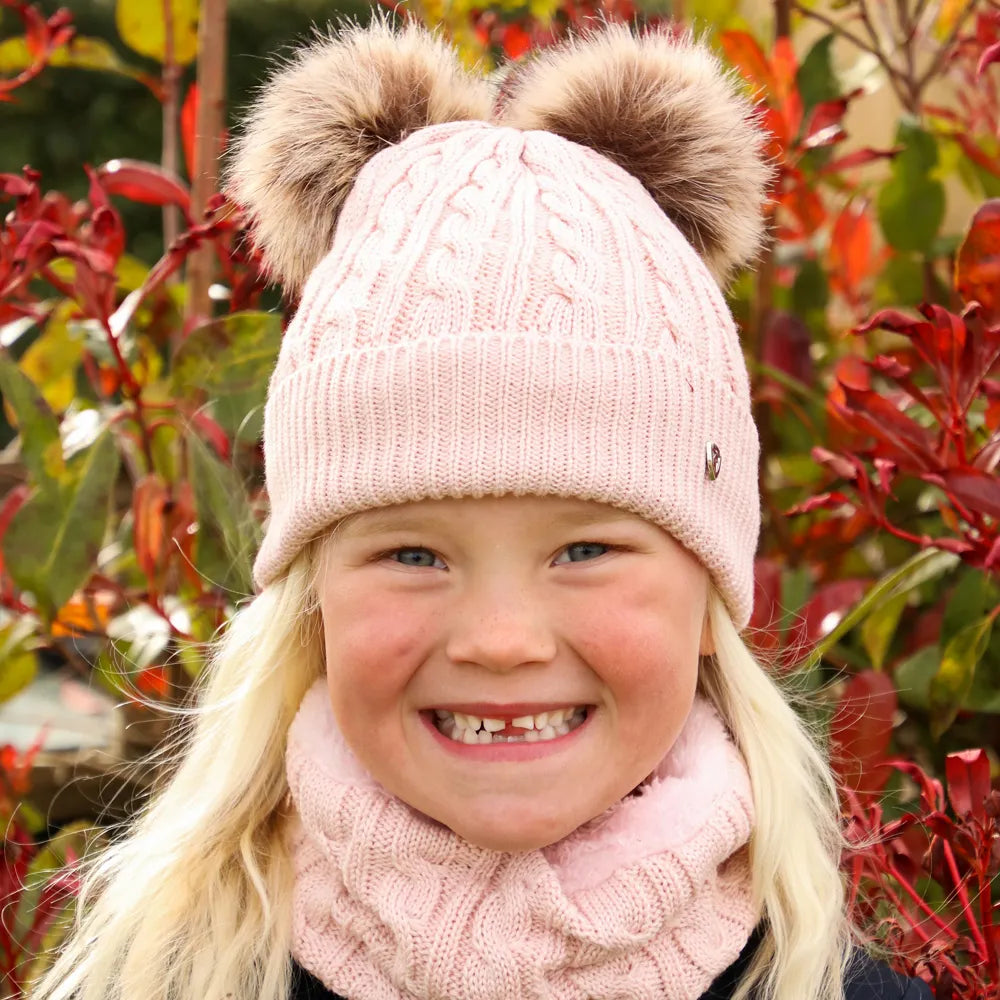 Hy Equestrian Morzine Children's Bobble Hat