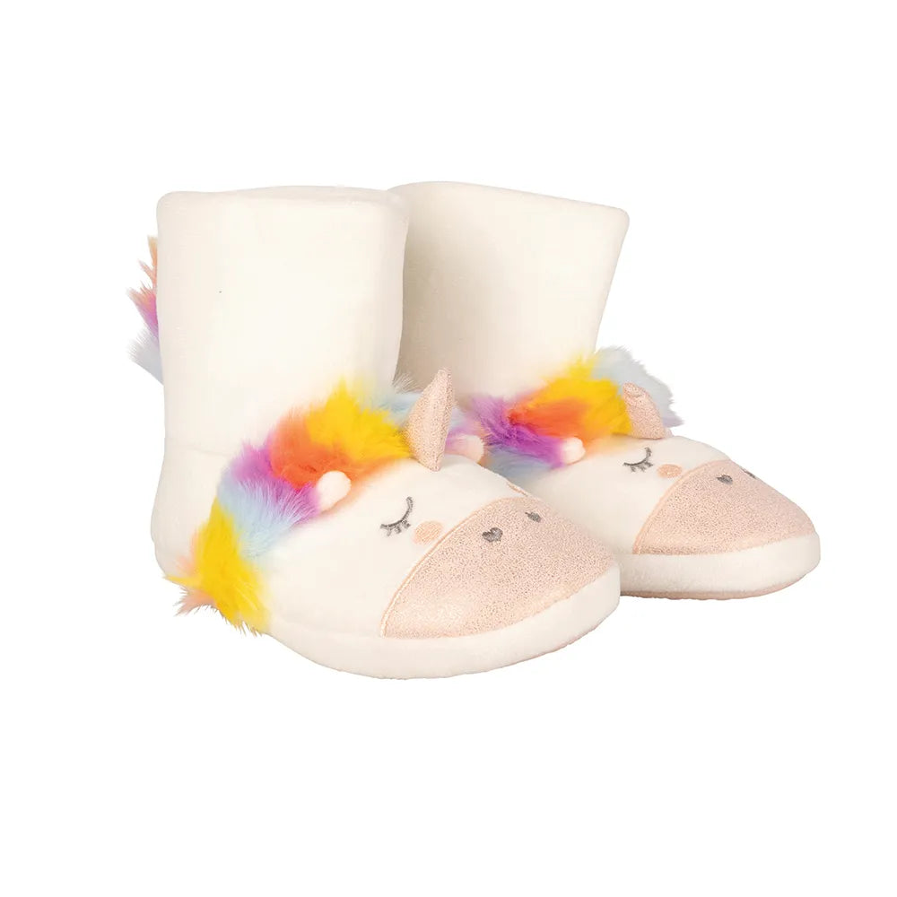 Little Rider Unicorn Boot Slippers