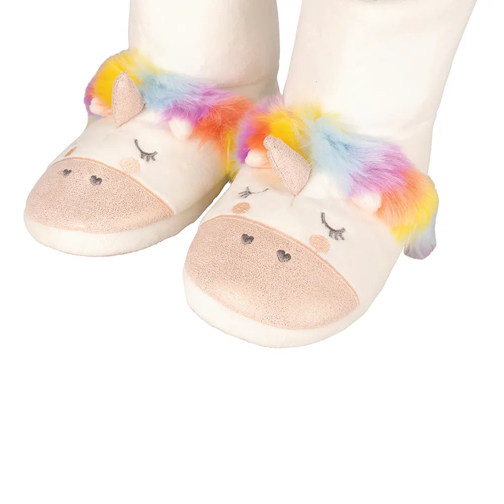 Little Rider Unicorn Boot Slippers