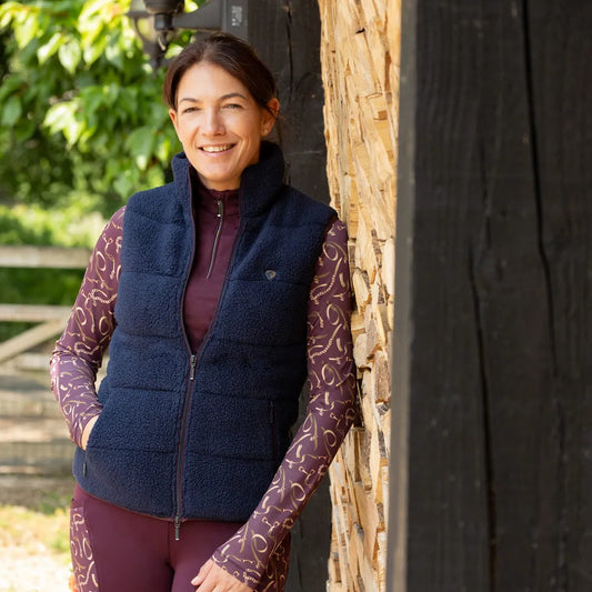 Hy Equestrian Elevate Heritage Teddy Fleece Gilet