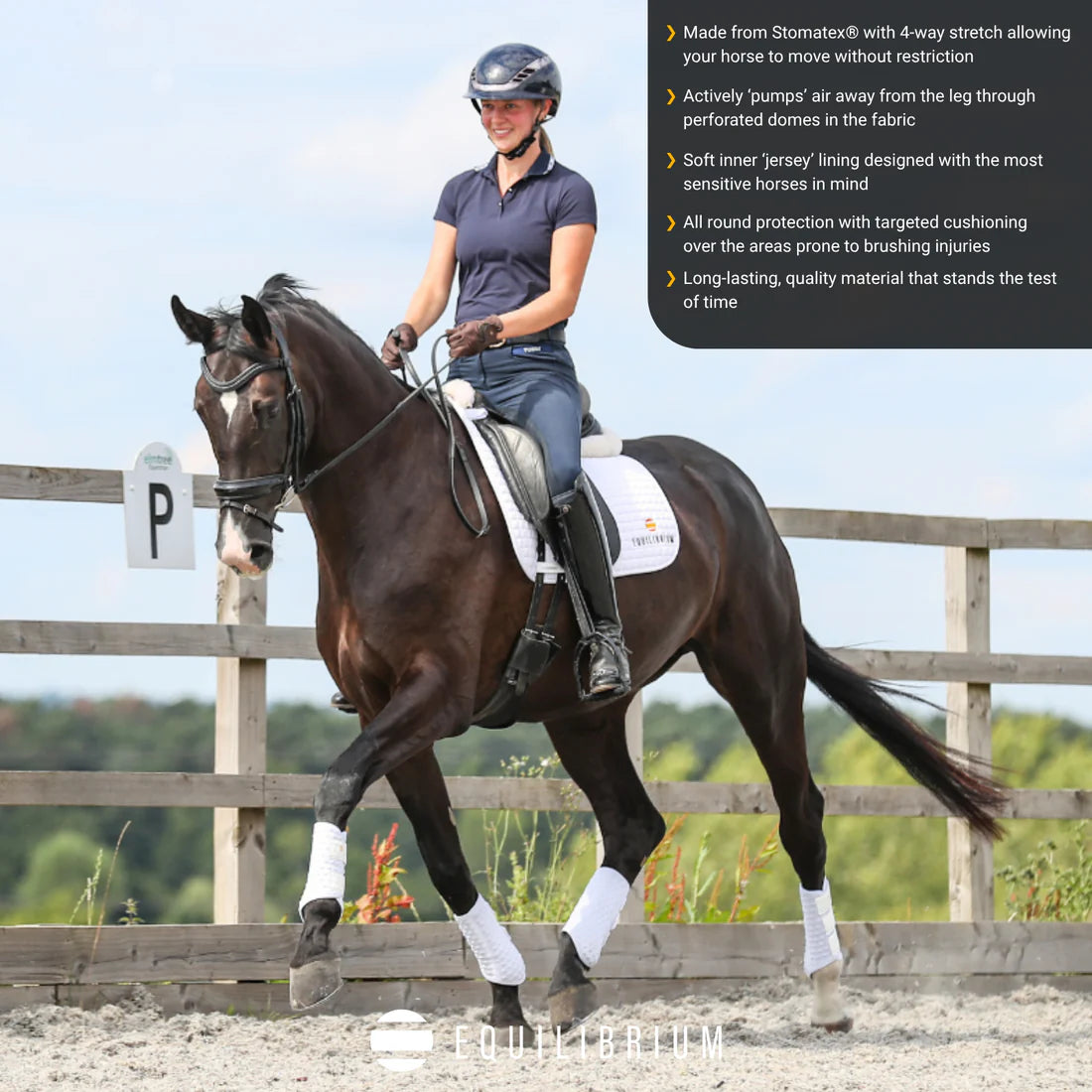 Equilibrium Stretch & Flex Flatwork Wraps - White