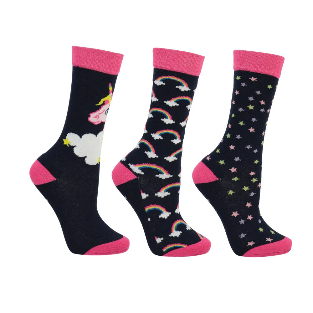 Little Unicorn Socks by Little Rider (Pack of 3)