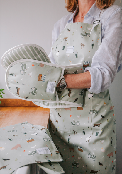 Country Farm Oven Gloves