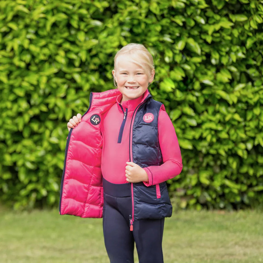 Analise Reversible Padded Gilet by Little Rider