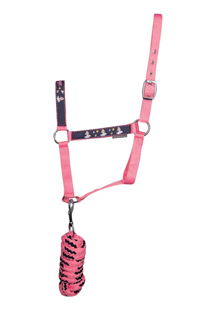 Hy Equestrian Unicorn Magic Head Collar and Lead Rope Set