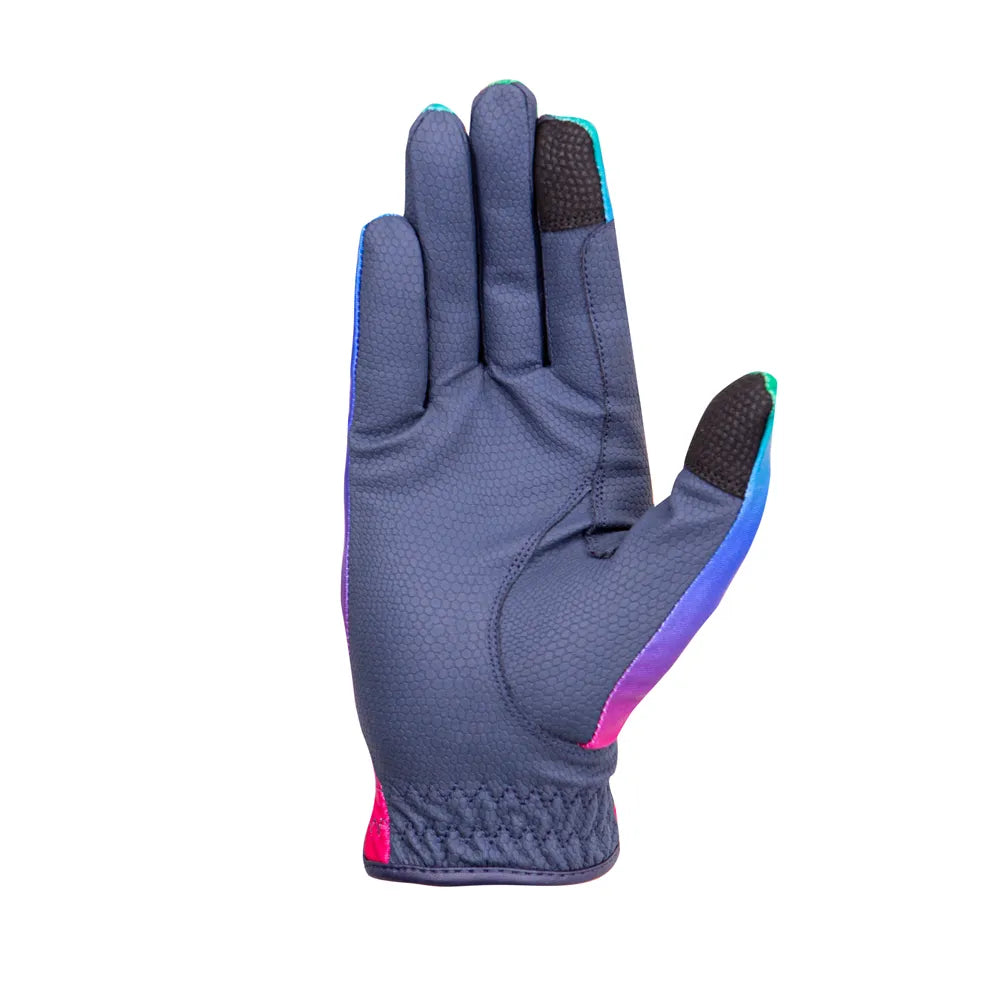 Hy Equestrian Ombre Junior Riding Gloves