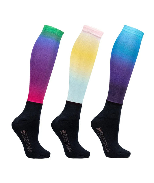 Women's Hy Equestrian Ombre Socks (Packof 3)