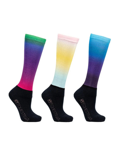 Hy Equestrian Ombre Socks (Packof 3)