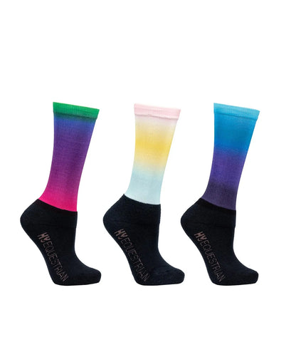 Hy Equestrian Ombre Socks (Packof 3)