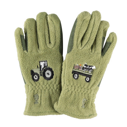 Farm Collection Fleece Gloves by Little Knight