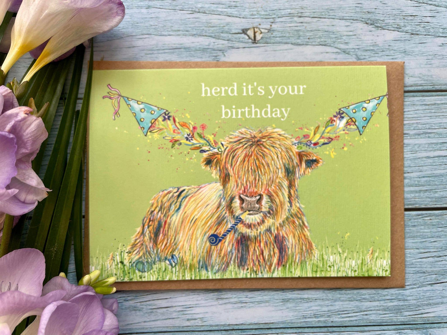 Herd it's your birthday | Highland Cow Gift Card