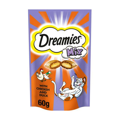 Dreamies Mix Duck & Chicken Cat Treats 60g